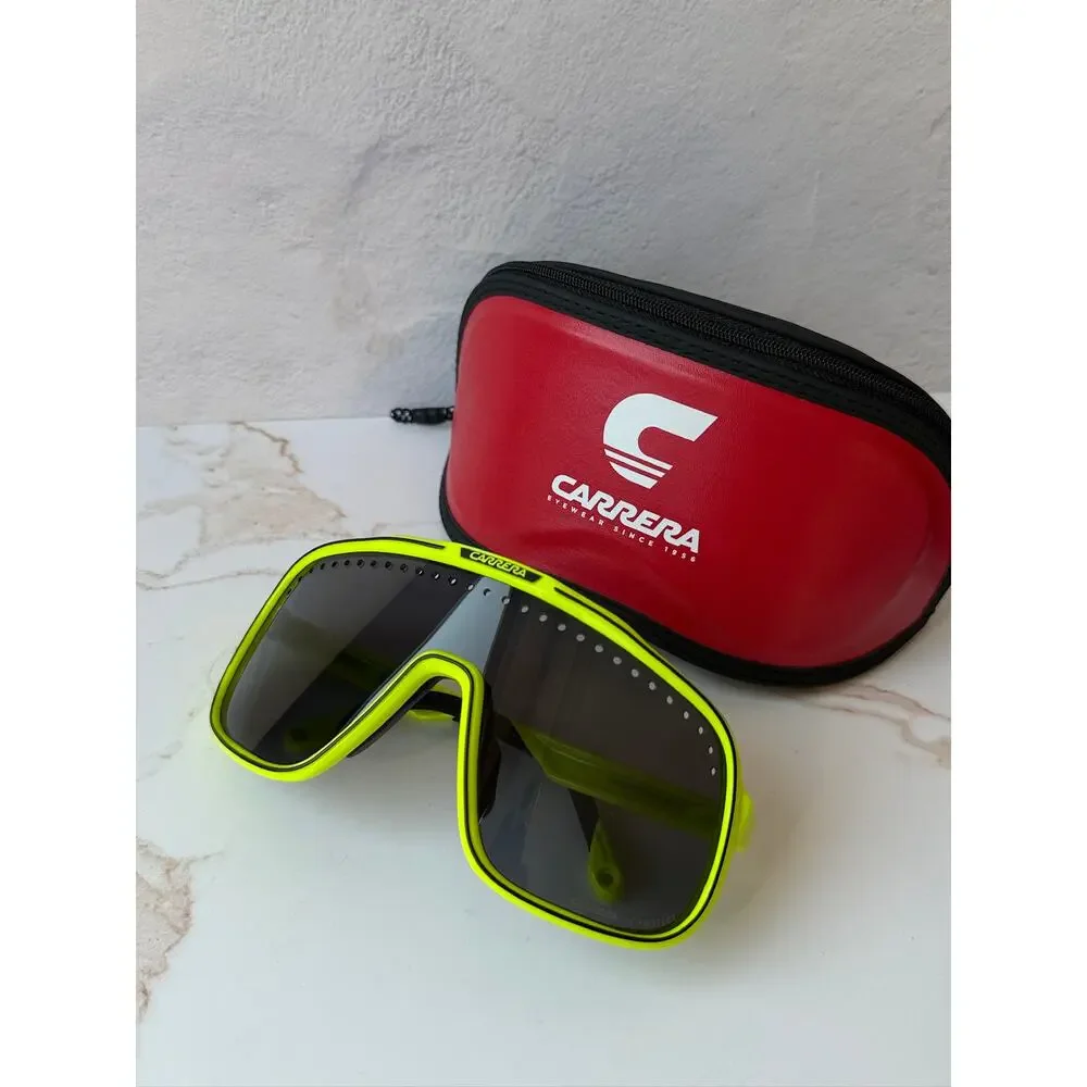 NEW Carrera C Sport 02/S Mask Shield Sunglasses Yellow